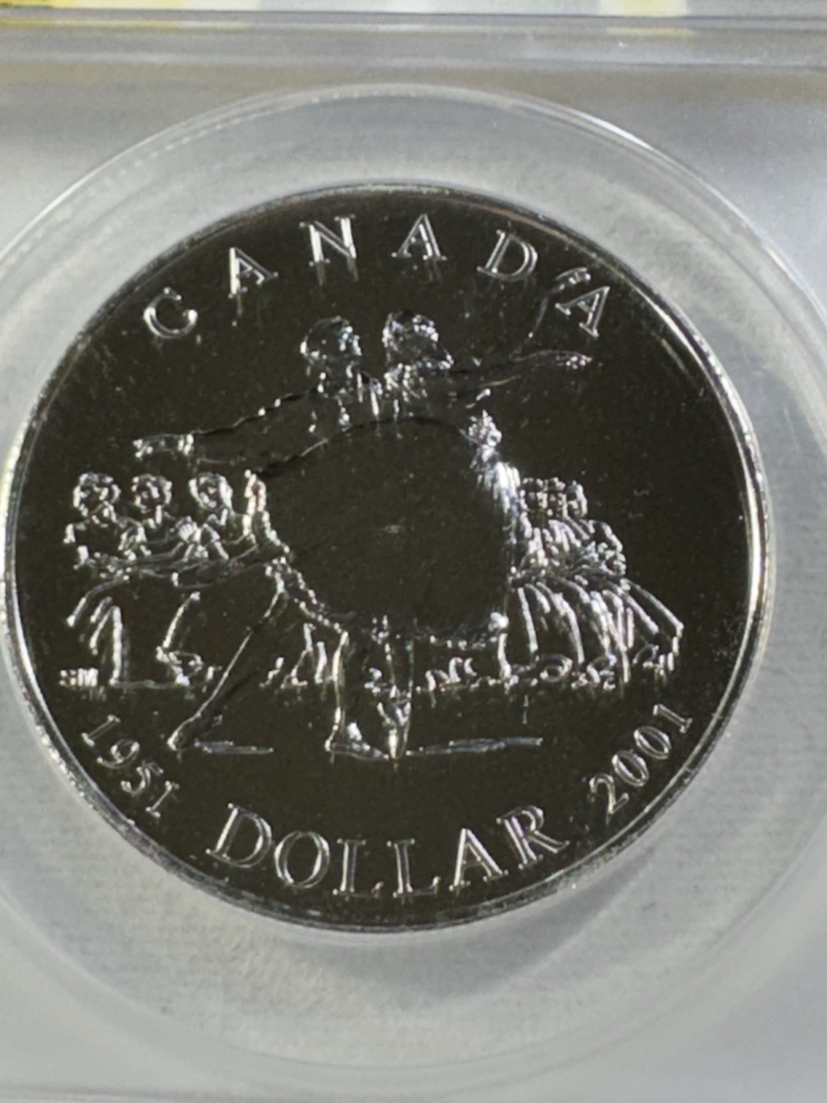 2001 Canada Silver $1 Canadian Ballet Graded MS 67 by ANACS