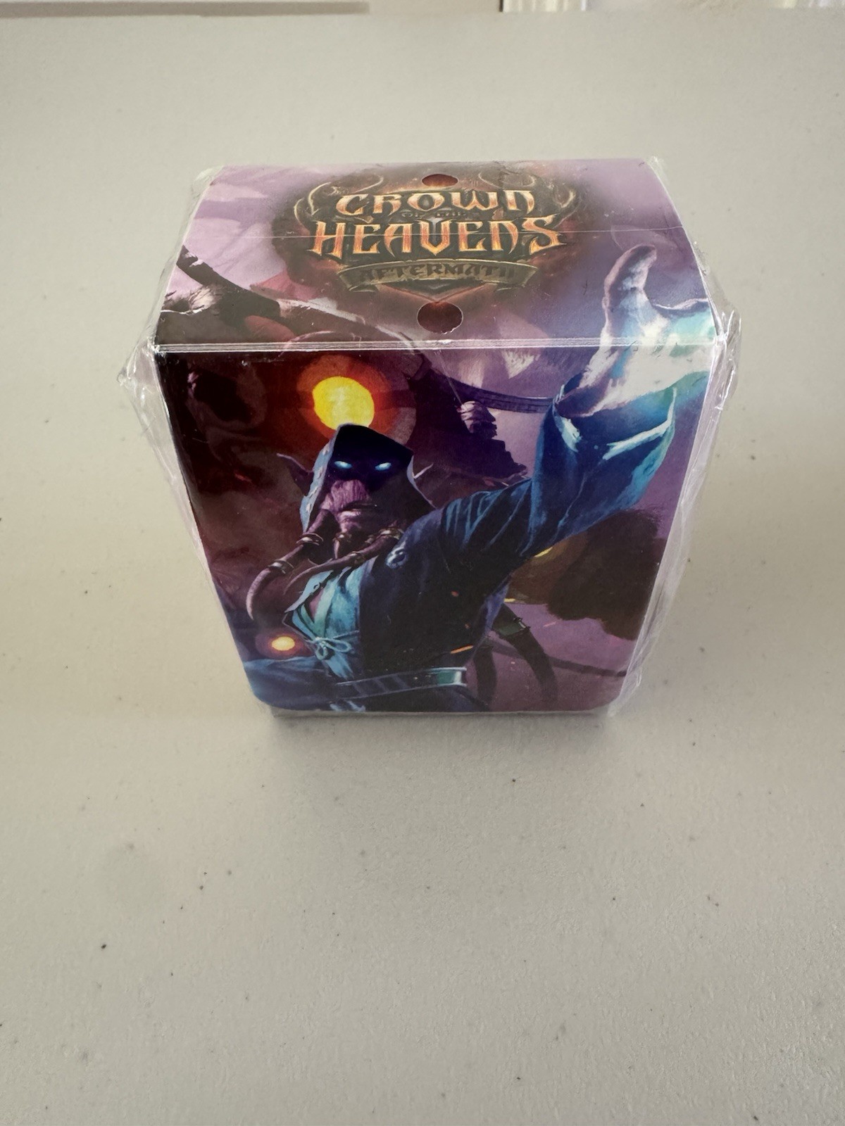 World of Warcraft TCG Deck Box Crown of the Heavens Brand New