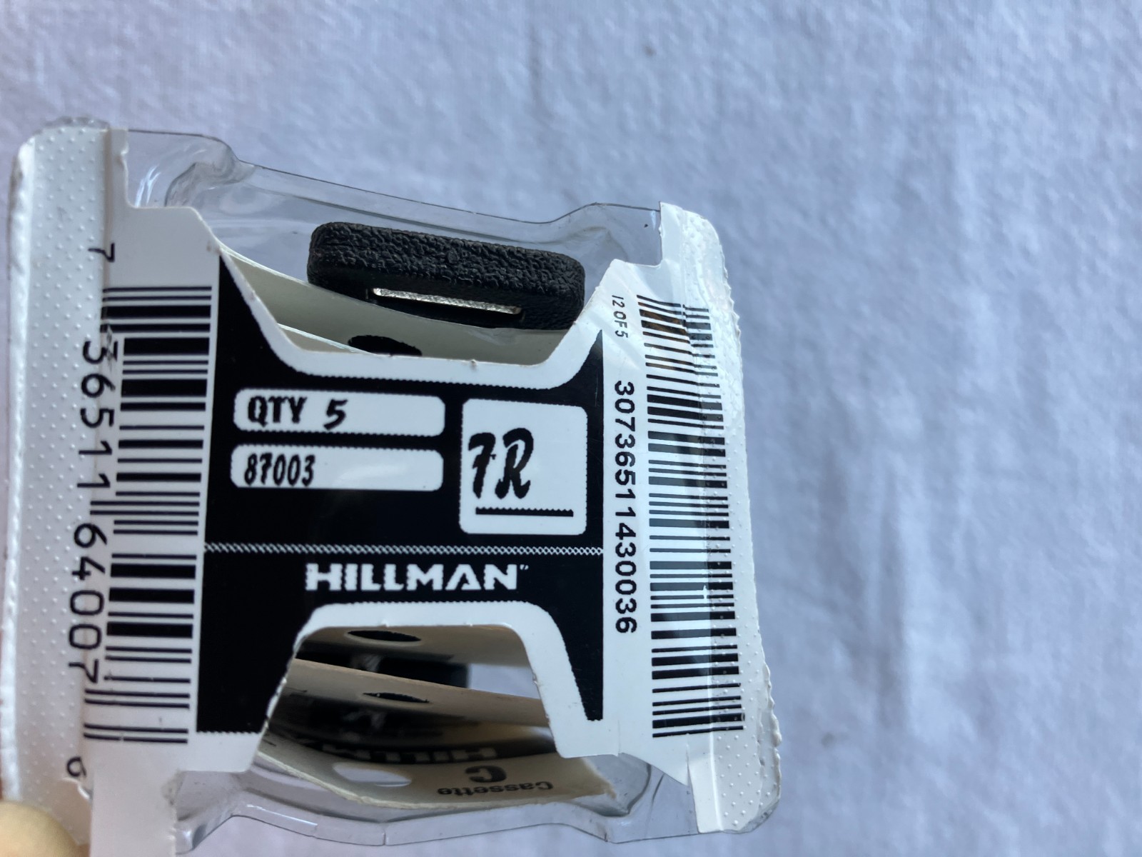 (5) Hillman / Access 7R 87003 Cassette C Blank Replacement Key, General Motors J