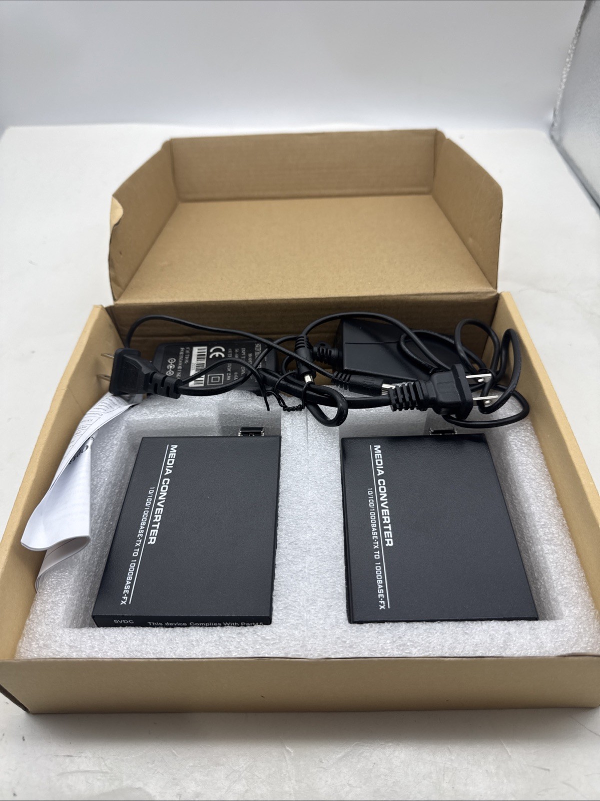 Fiber Ethernet Media Converter 10/100/1000 Base (35)