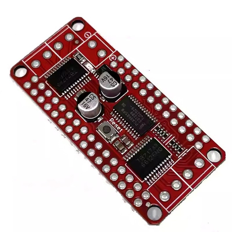 Efficient Double Motors Driver Board Utilizing TB6612 and PCA9685 Chip for DIY