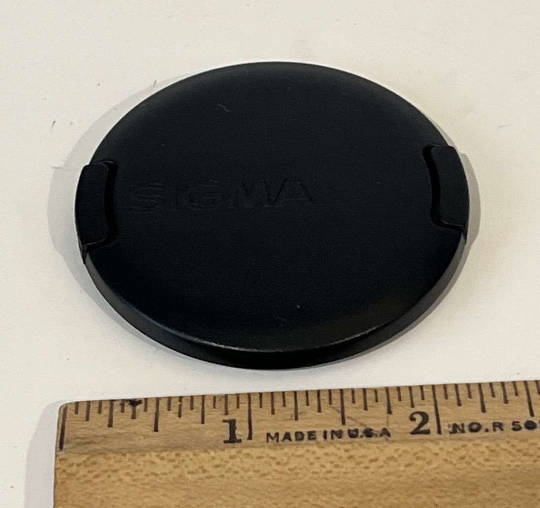 Sigma 55 mm Plastic Tab Lock Front Lens Cap Oem Original Replacement Good Cond