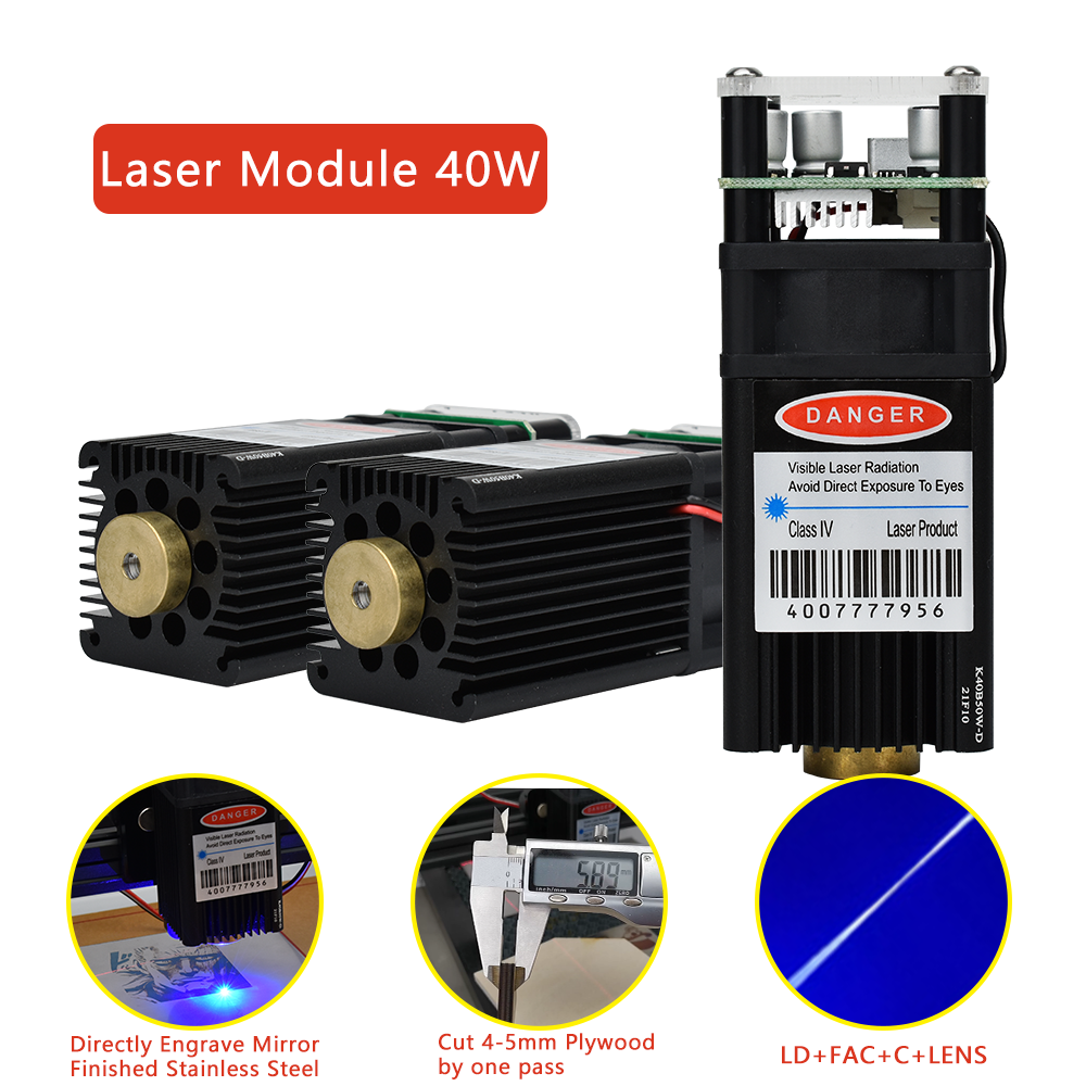 40W FAC Laser Module Head for CNC Laser Engraving Machine Router with Sliding