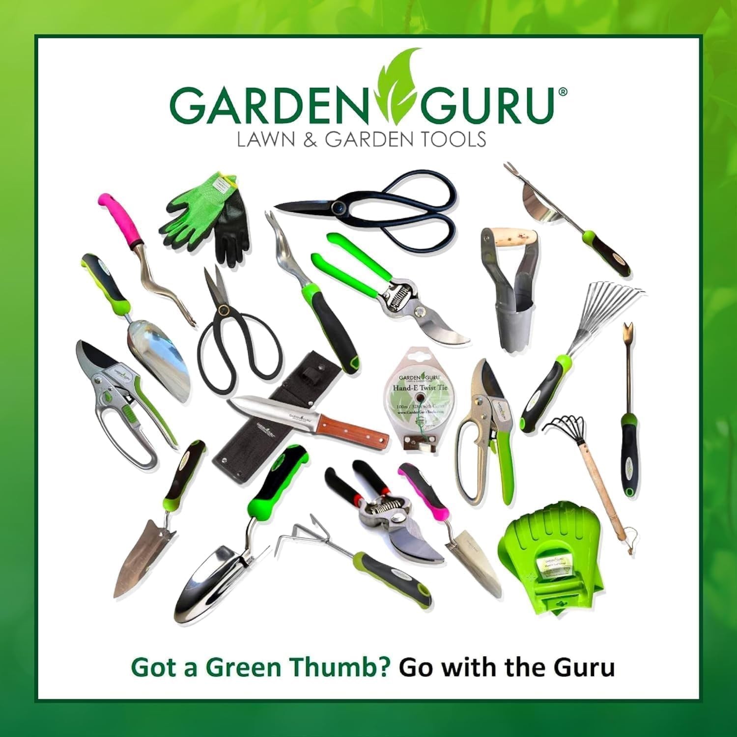 Garden Guru Handheld Seed Spreader Shaker – Multi Use Grass Seed, Fertilizer,...