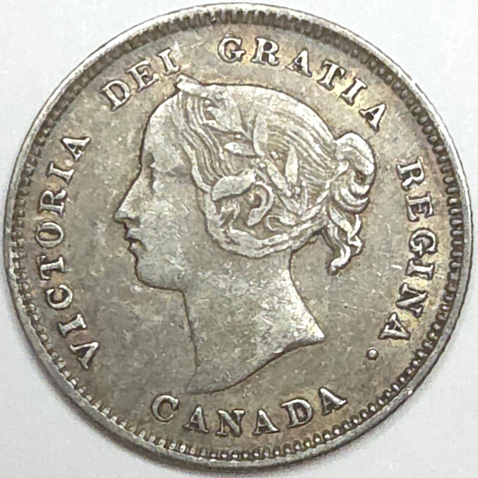 1893 Canada Silver 5 Cents - VF/XF (Lot#1)