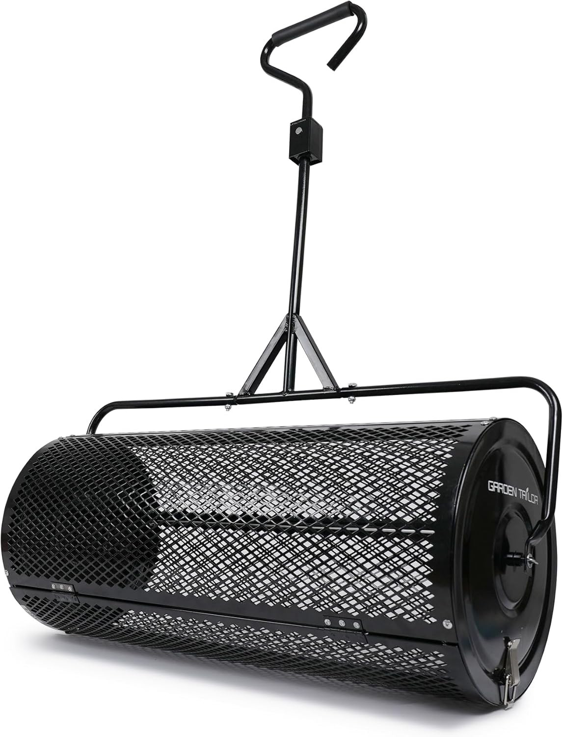 Compost Spreader 36 Inch Towable Peat Moss Spreader with Installation Support Ac