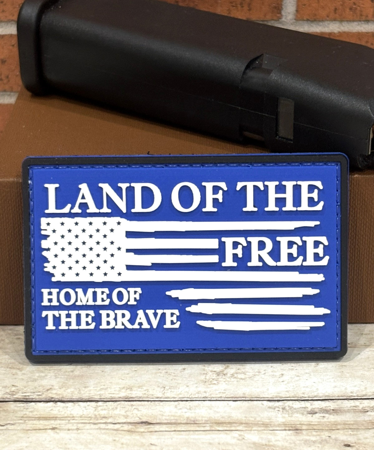 Tactical PVC Patch - American Flag Military USA Flag Patch - Land Of The Free