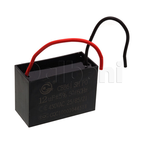 CBB61 450VAC 12uf Ceiling Fan Motor Capacitor