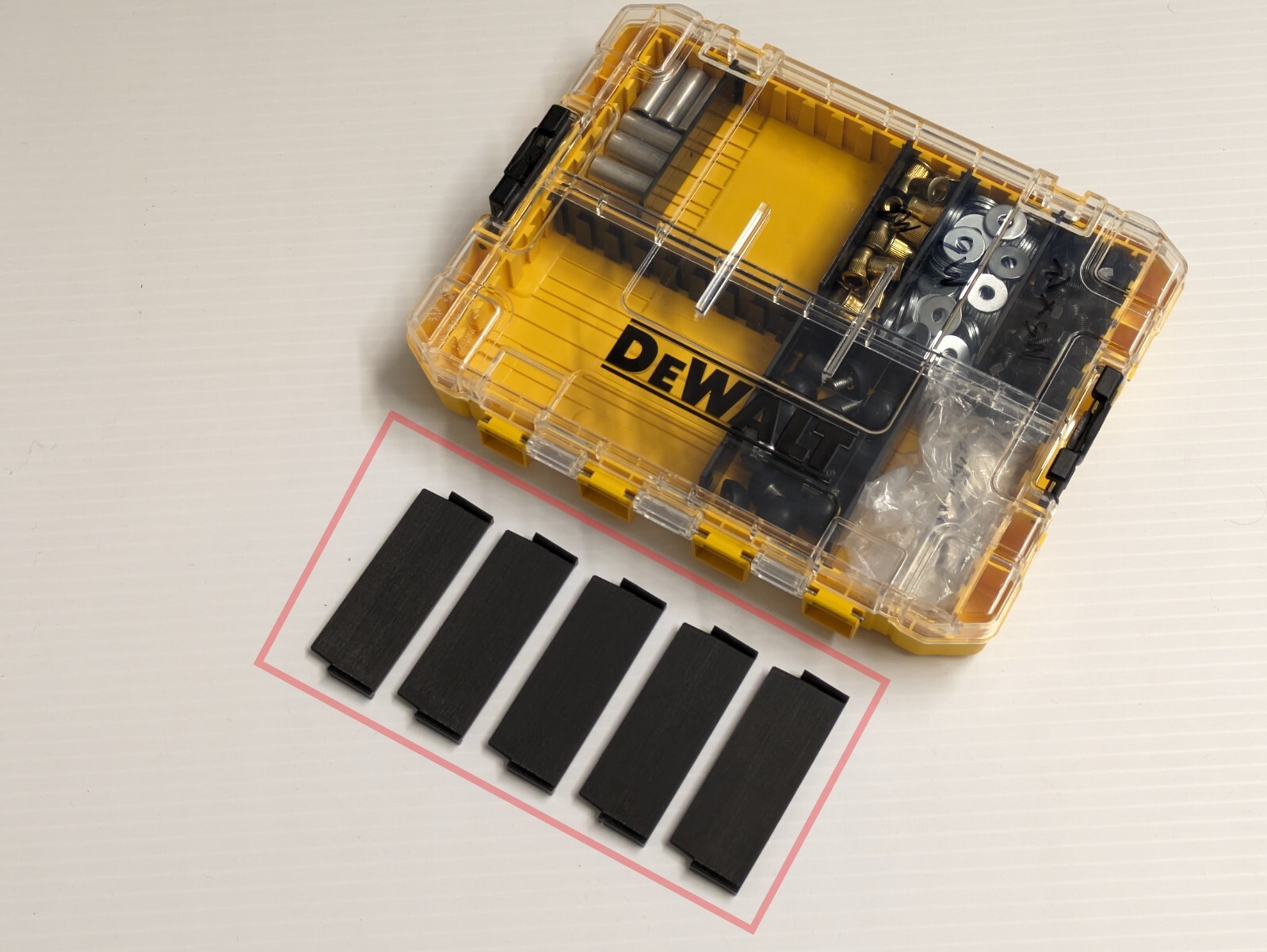 DeWalt Medium ToughCase Divider Inserts Compatible with ToughCase+ (5-Pack)