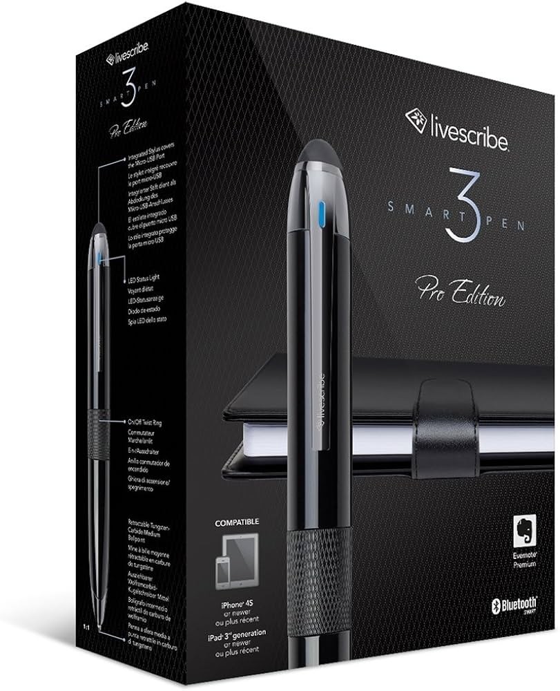 Livescribe 3 Smartpen Pro Edition for Android and iOS