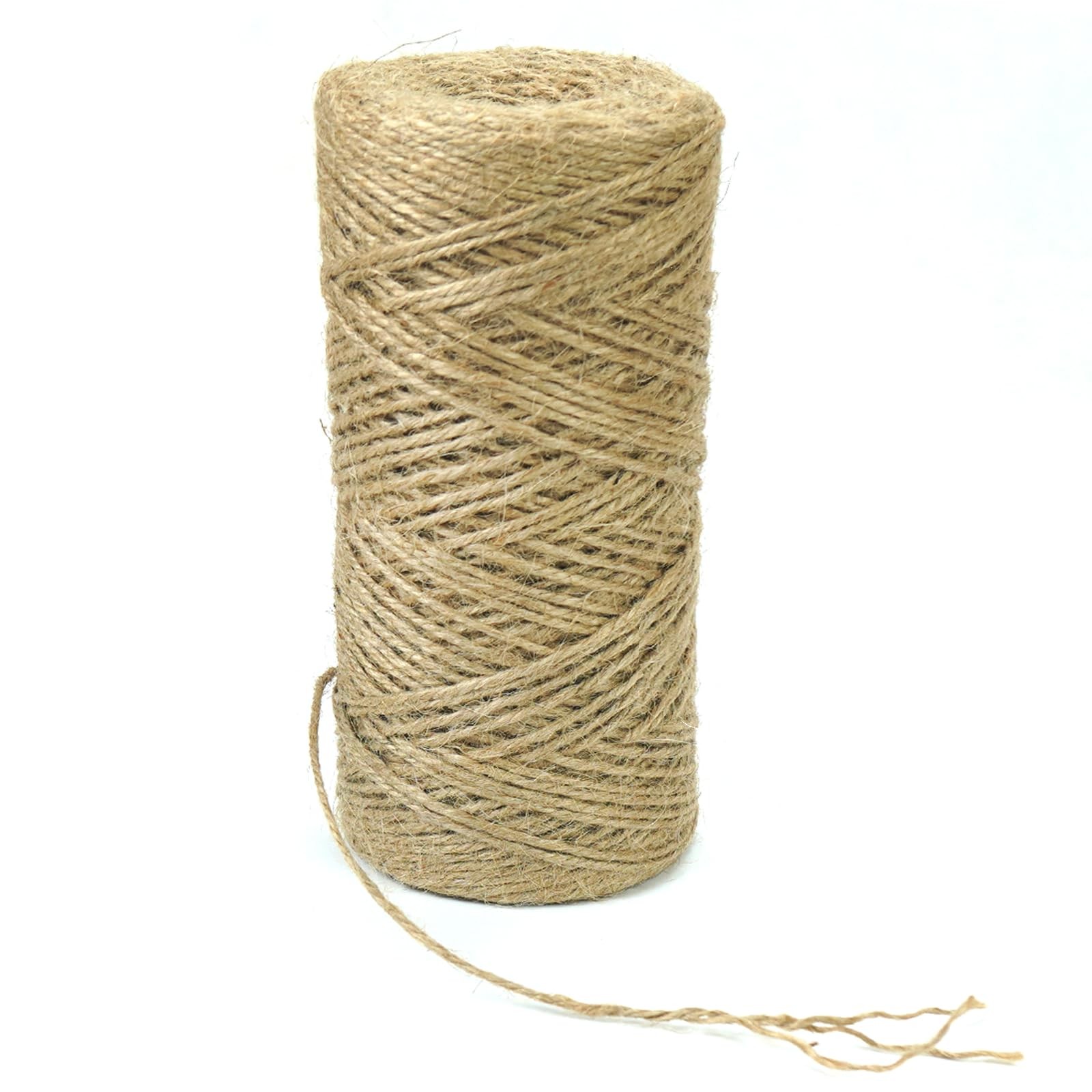 Hilo de yute natural para decoración del hogar, hilo de yute fino manualidades.