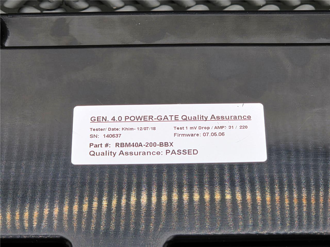 Perfect Switch RBM40A-200-BBX Power-Gate Gen 4.0 Bidirectional SSR Mosfet Array