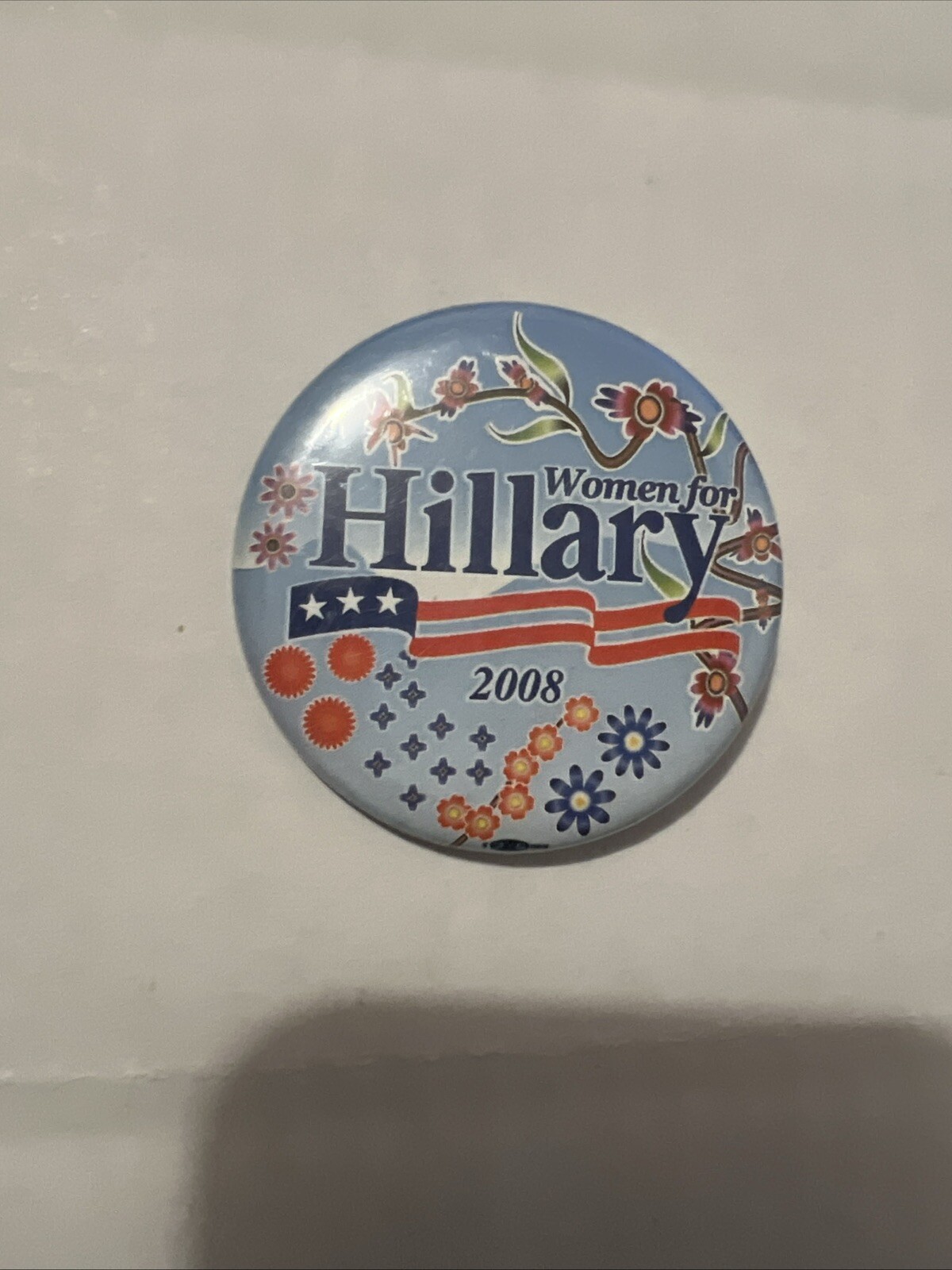 Women For Hillary 2008 pin