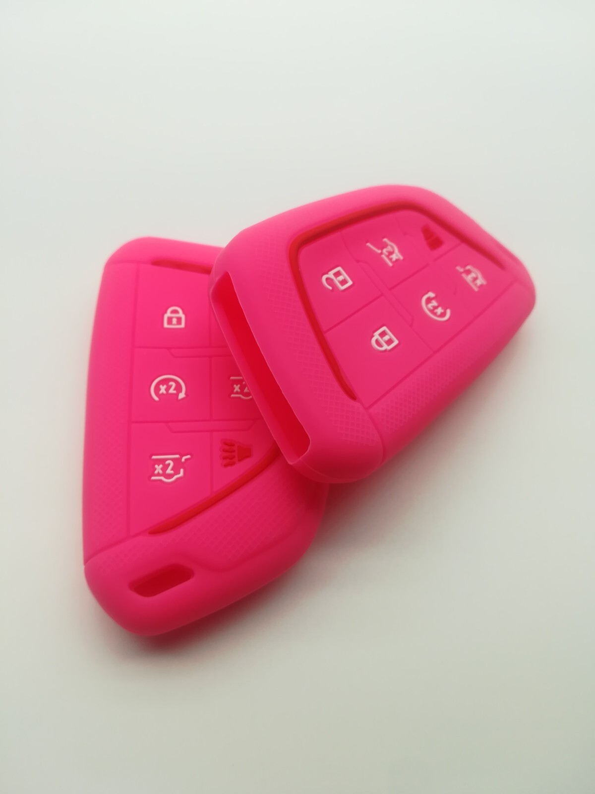 2*Silicone Key Cover for 2020 2021 2022 2023 2024 CADILLAC ESCALADE ESCALADE ESV