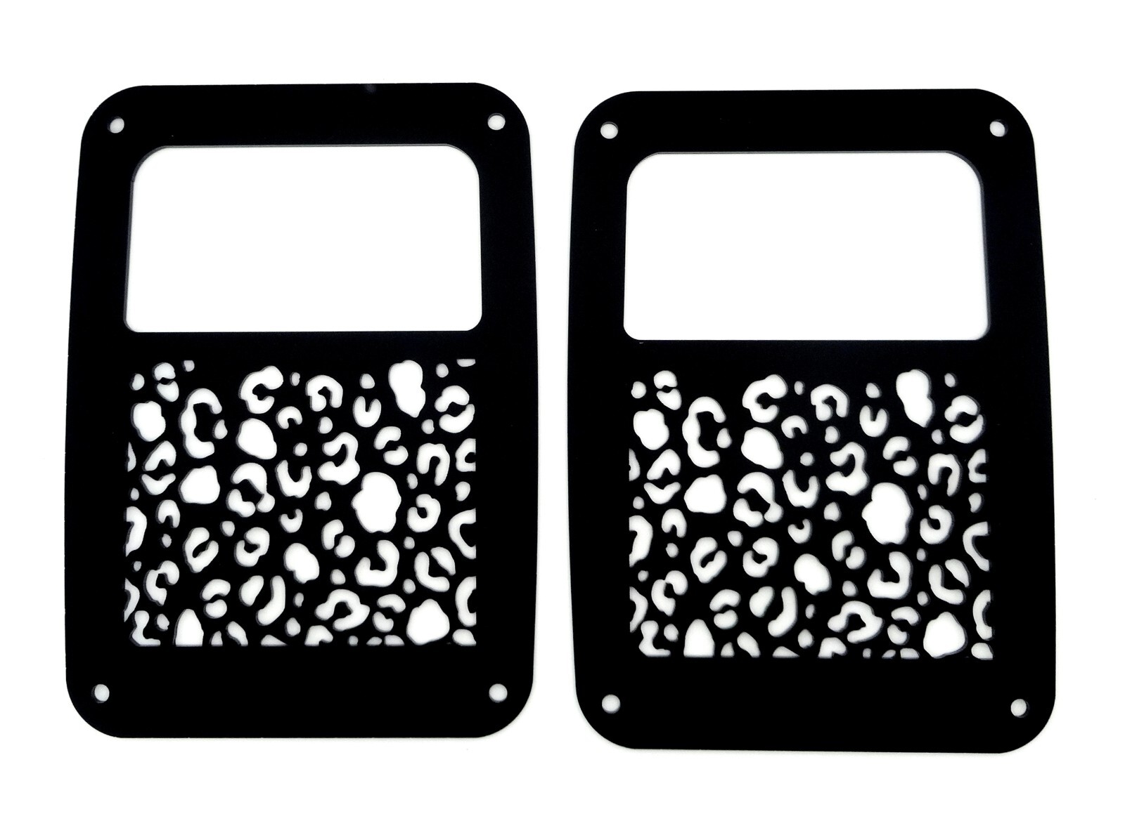 Leopard print Tail light covers /  fits 07-18 jeep Wrangler / JK