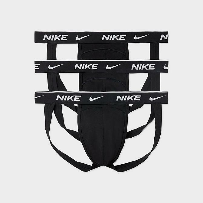 NWT 3  Authentic NEW NIKE DRI FIT BLACK JOCKSTRAP JOCK STRAP 3 pack S M L XL 2xl