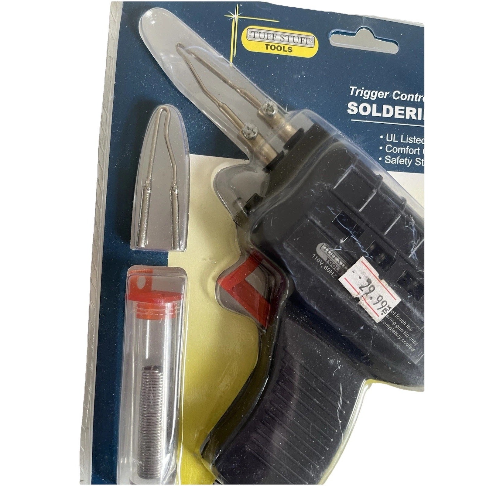New Tuff Stuff Tools 85 Watt Trigger Controlled Soldering Gun Kit sealed package
