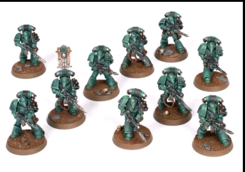 Mk VI Space Marine  10-Tactical Squad-Legion-Horus Heresy-Warhammer 30k !NO BOX!