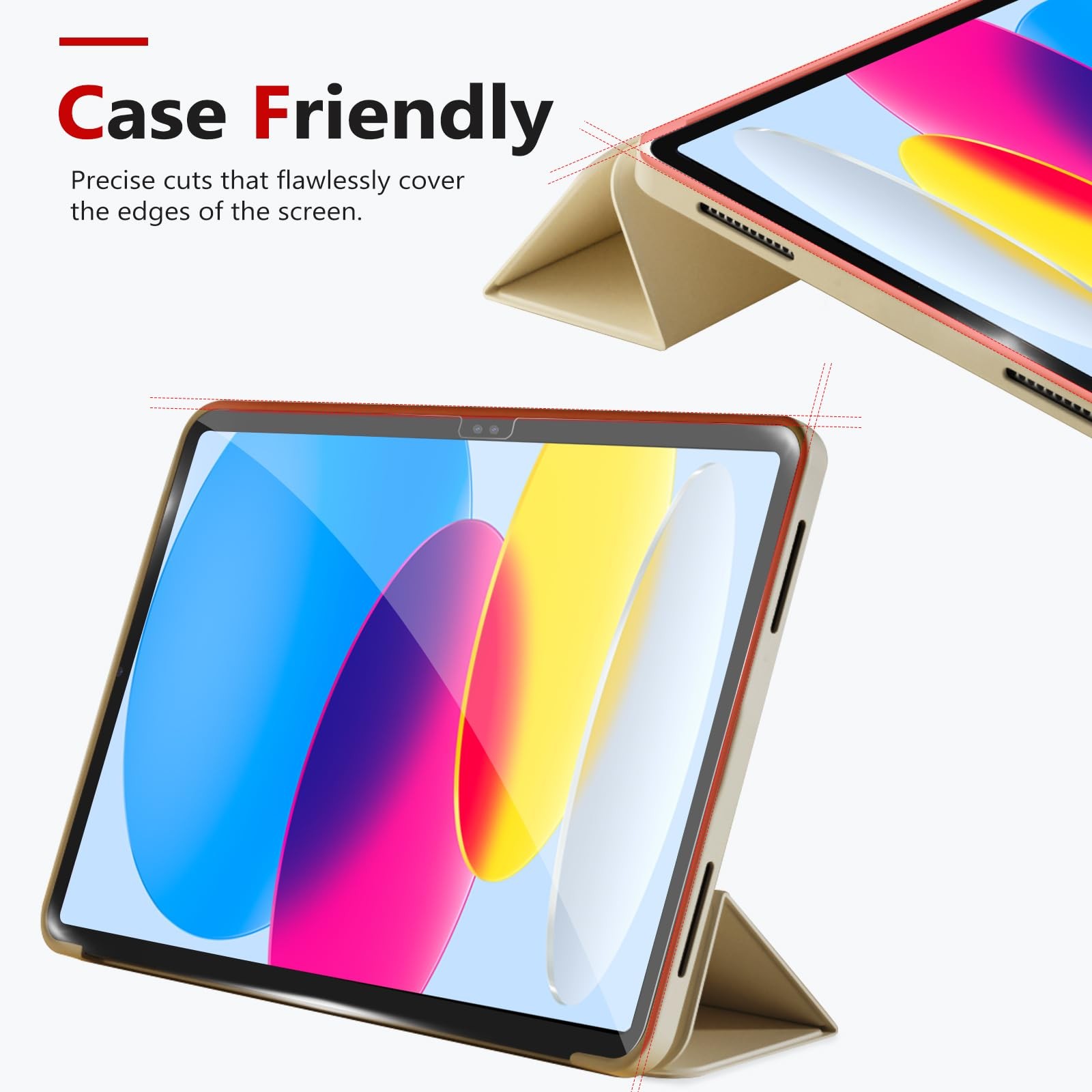 Screen Protector Compatible with iPad A16 11th/10th Generation 11/10.9 Inch, ...
