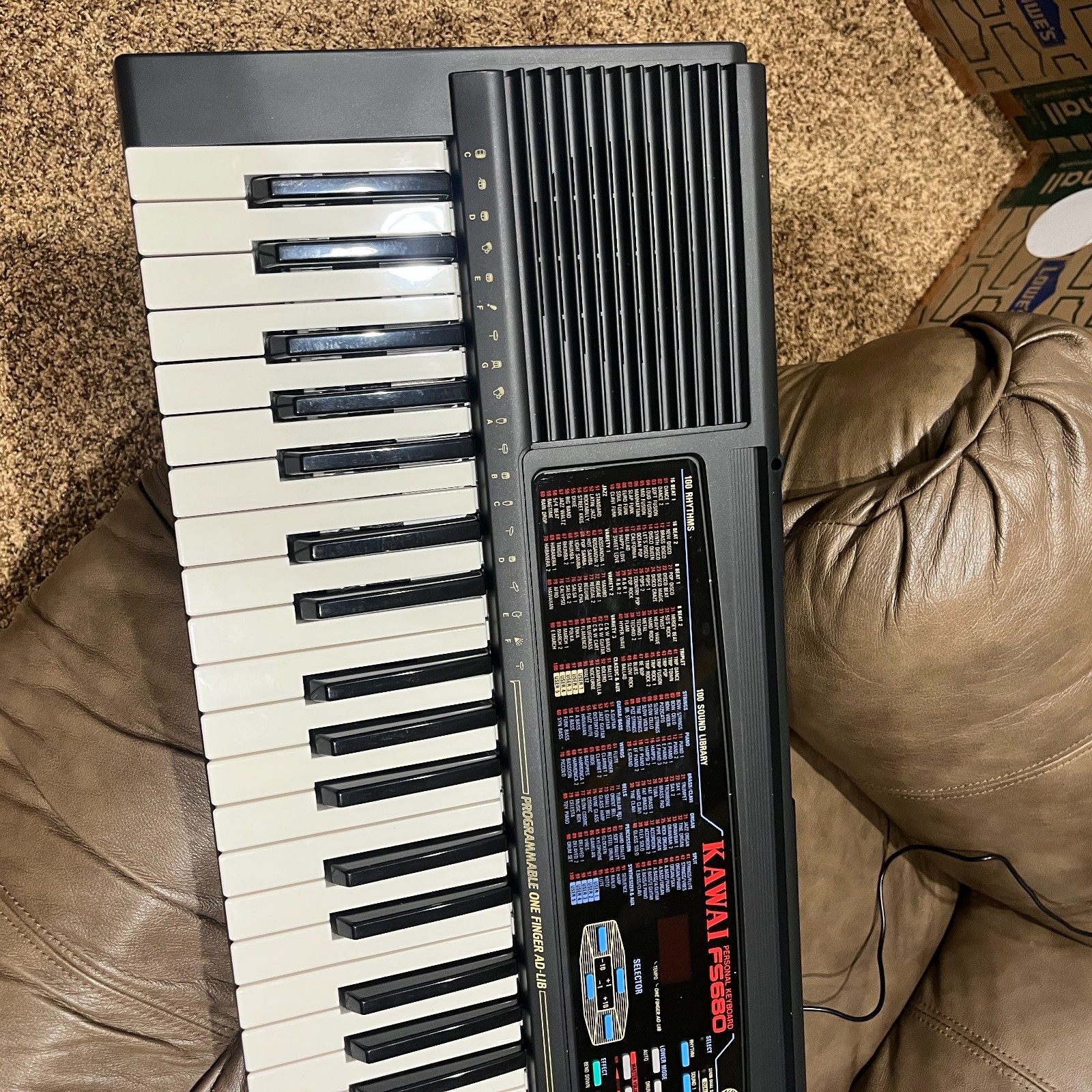Kawai FS680 Portable Electronic Keyboard - TESTED