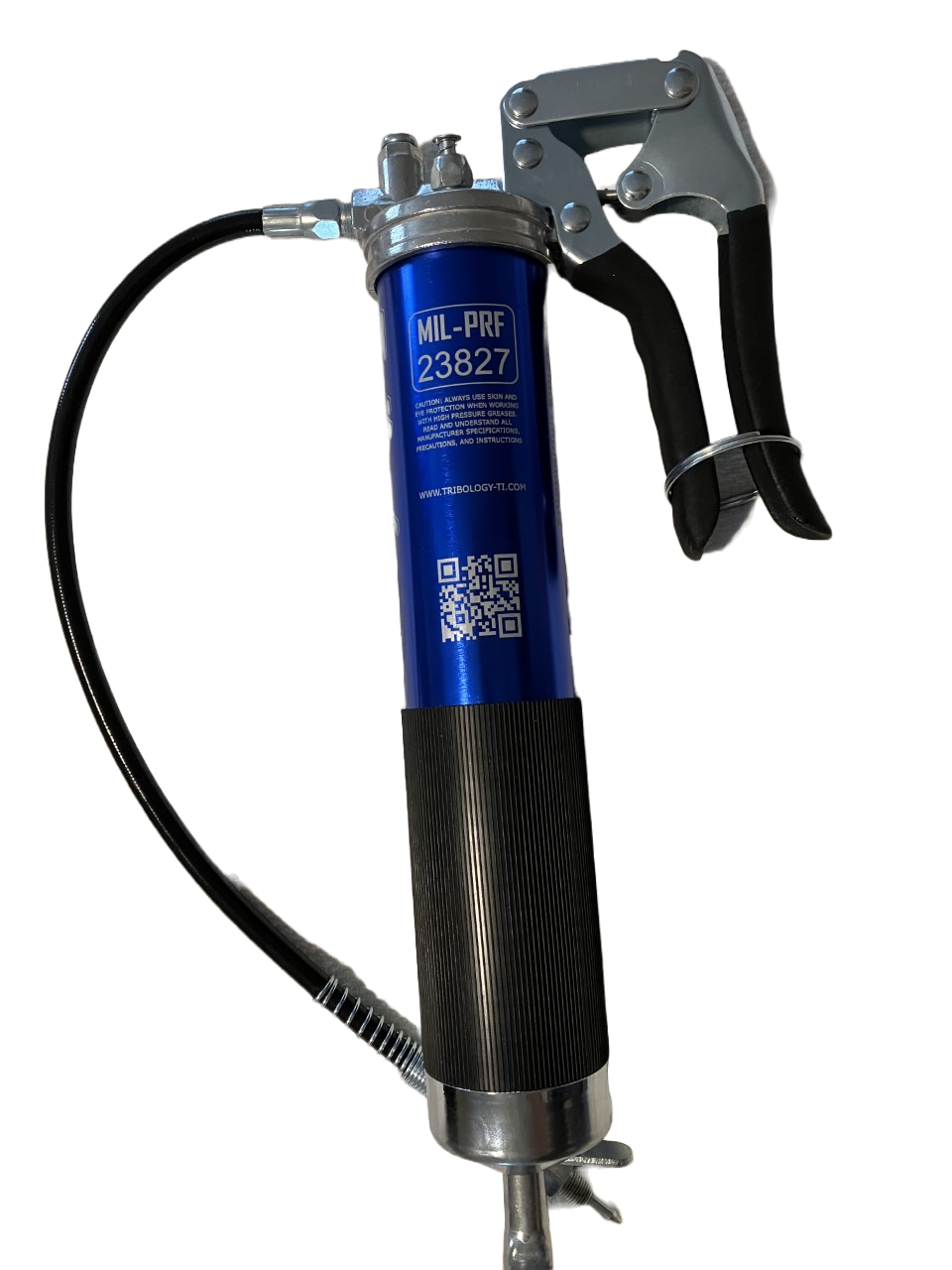 Aviation, A&P 5000 PSI Pistol Grip Anodized Grease Gun MIL-SPEC Inscribed.