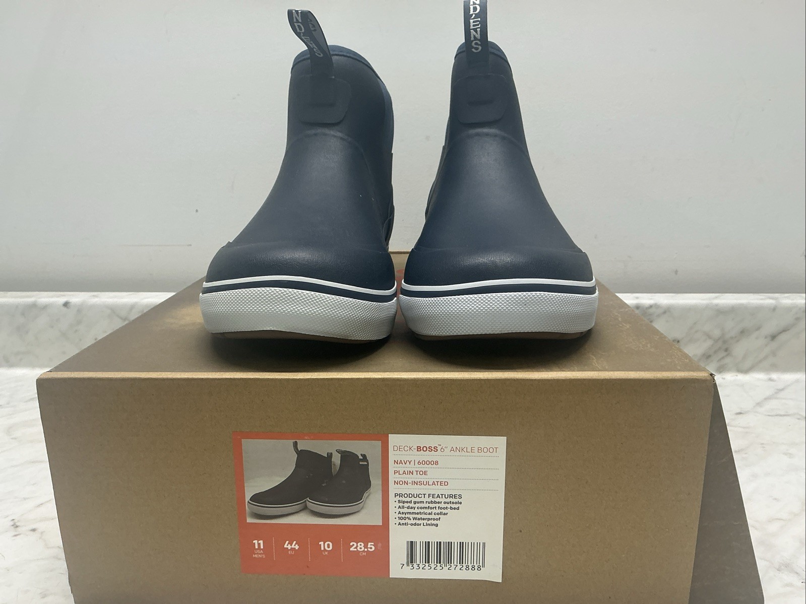 Grundens Deck Boss 6” Ankle Boot Navy *Size 11*