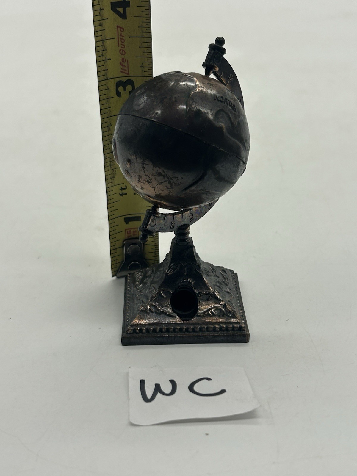 Vintage Die-Cast Pencil Sharpener World Globe