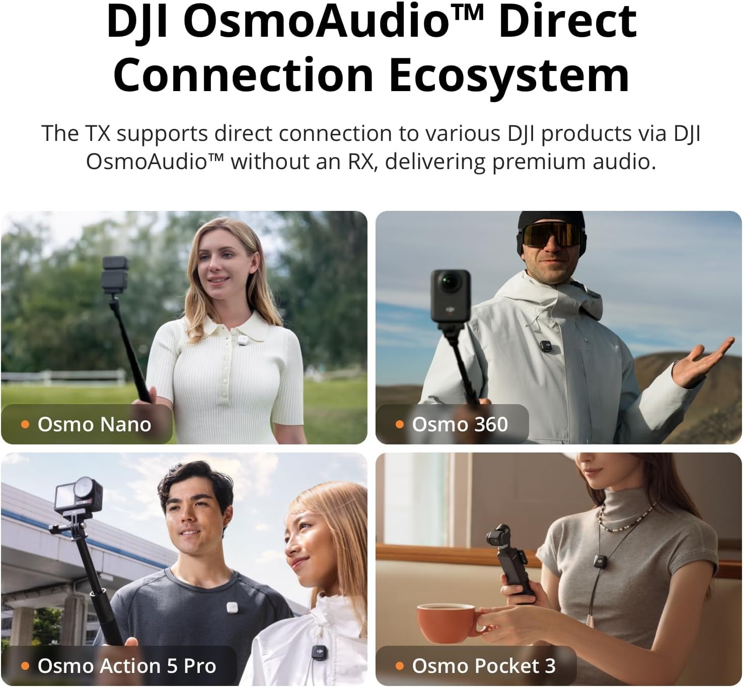 DJI Mic 2 Transmitter (Pearl White)
