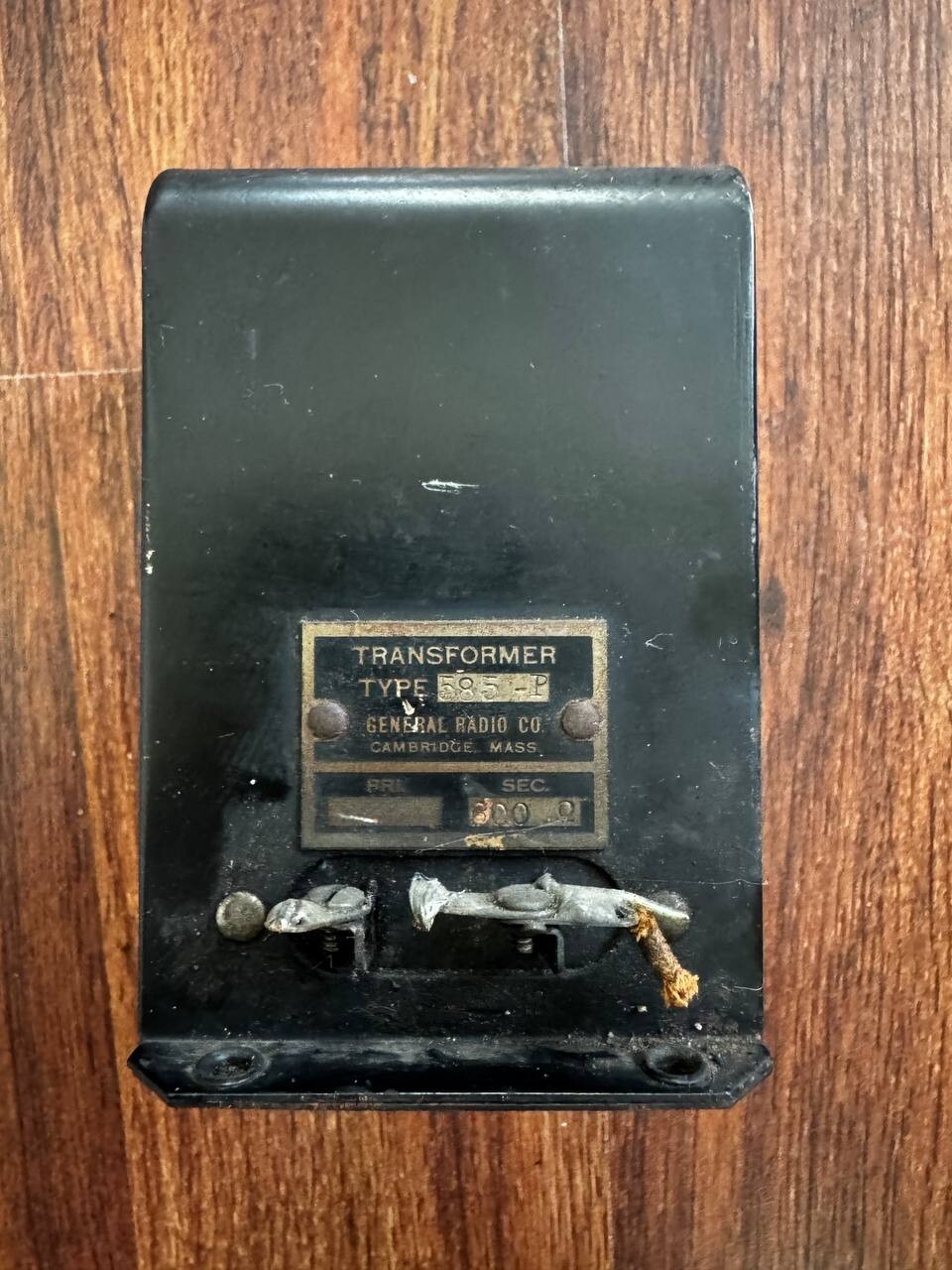 General Radio Co. Transformer Type 585-P 300 Ohm | USA Audio Lab Equipment