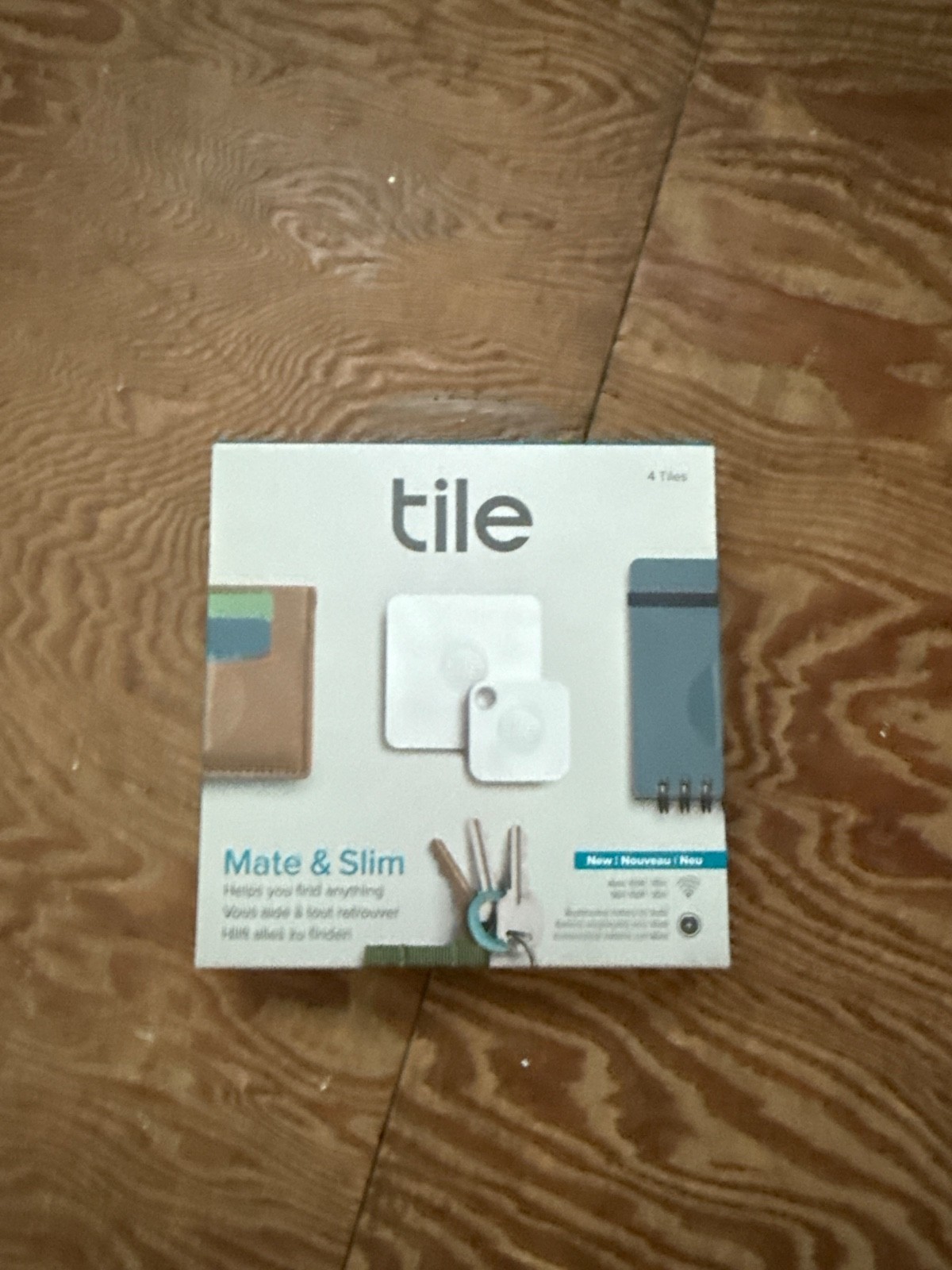 Tile RT16004 Mate and Slim Combo Item Tracker - White/Gray (4 Pack)
