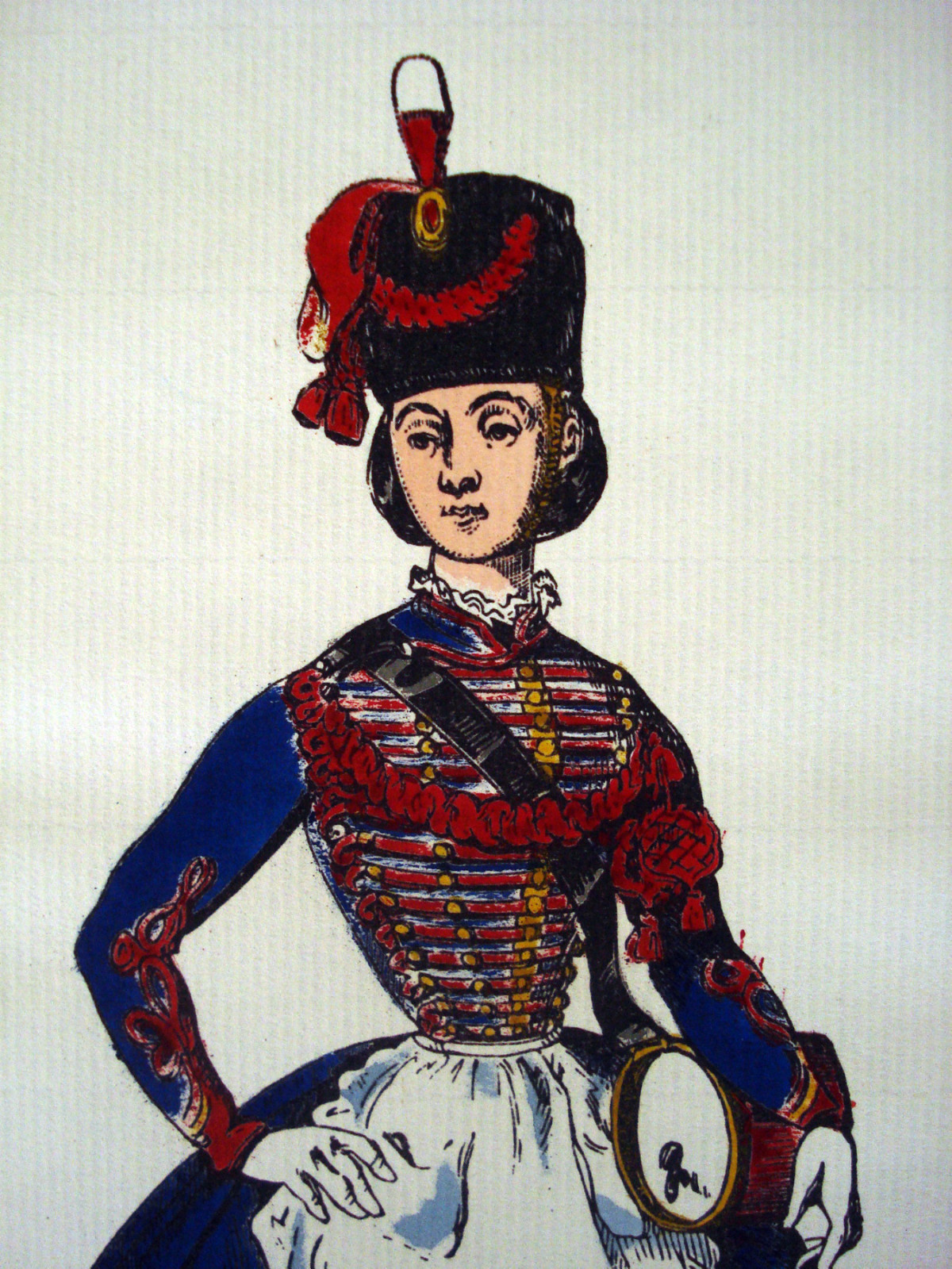 Vintage Imagerie Pellerin Soldiers (Artillerie. -Garde Imperiale) Inv1560