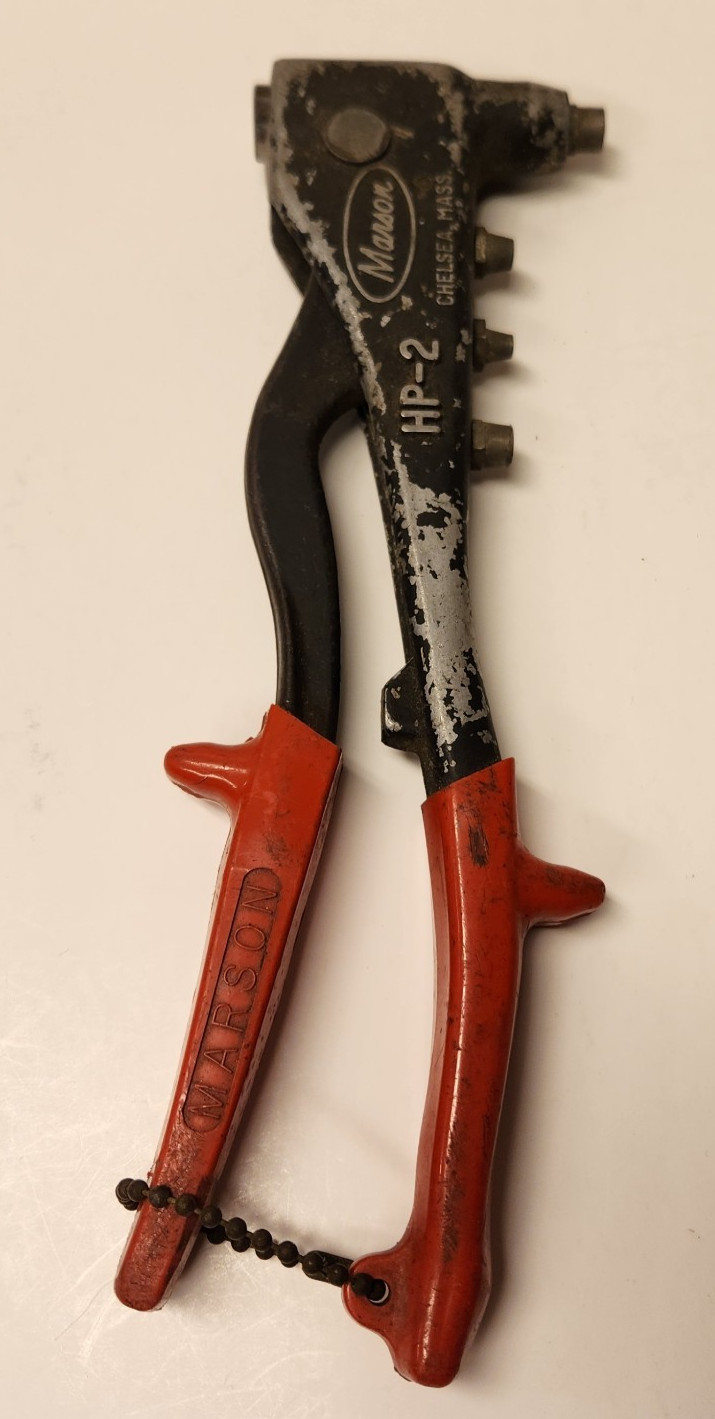 MARSON HP-2 HAND RIVET GUN TOOL KLIK FAST HEAVY-DUTY RIVETER