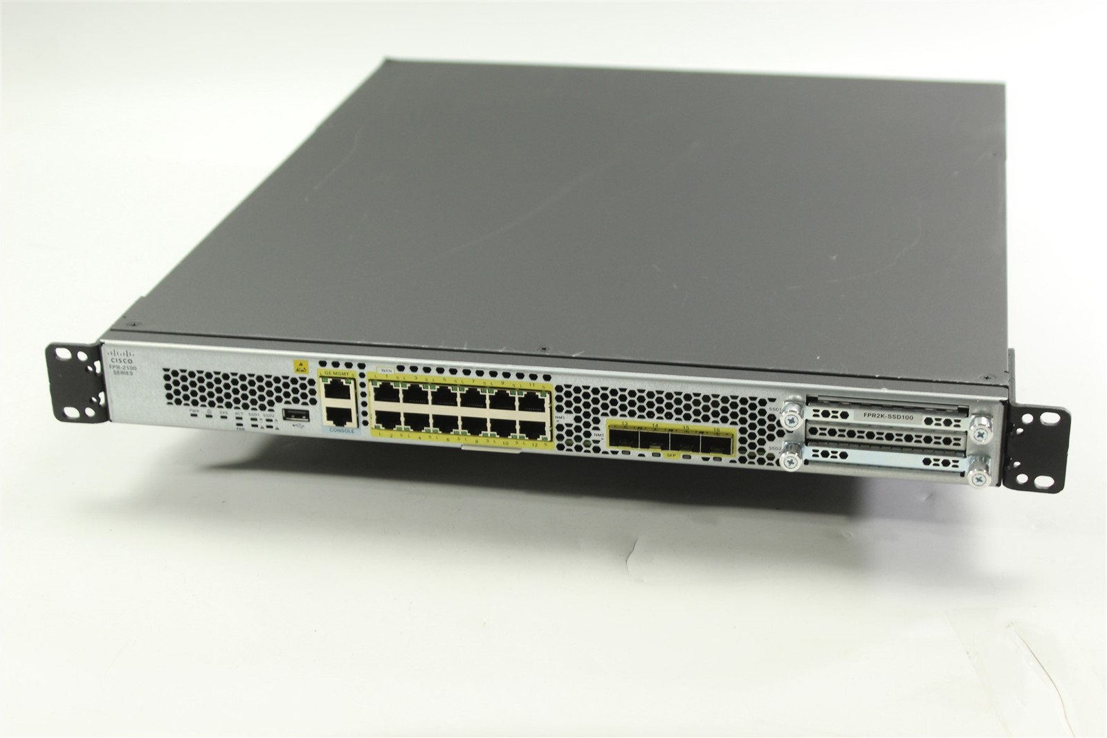 Cisco FPR2110 Firepower 2110 NGFW 1RU 12xRJ-45 4xSFP 1U Rackmount w/ 1TB SSD