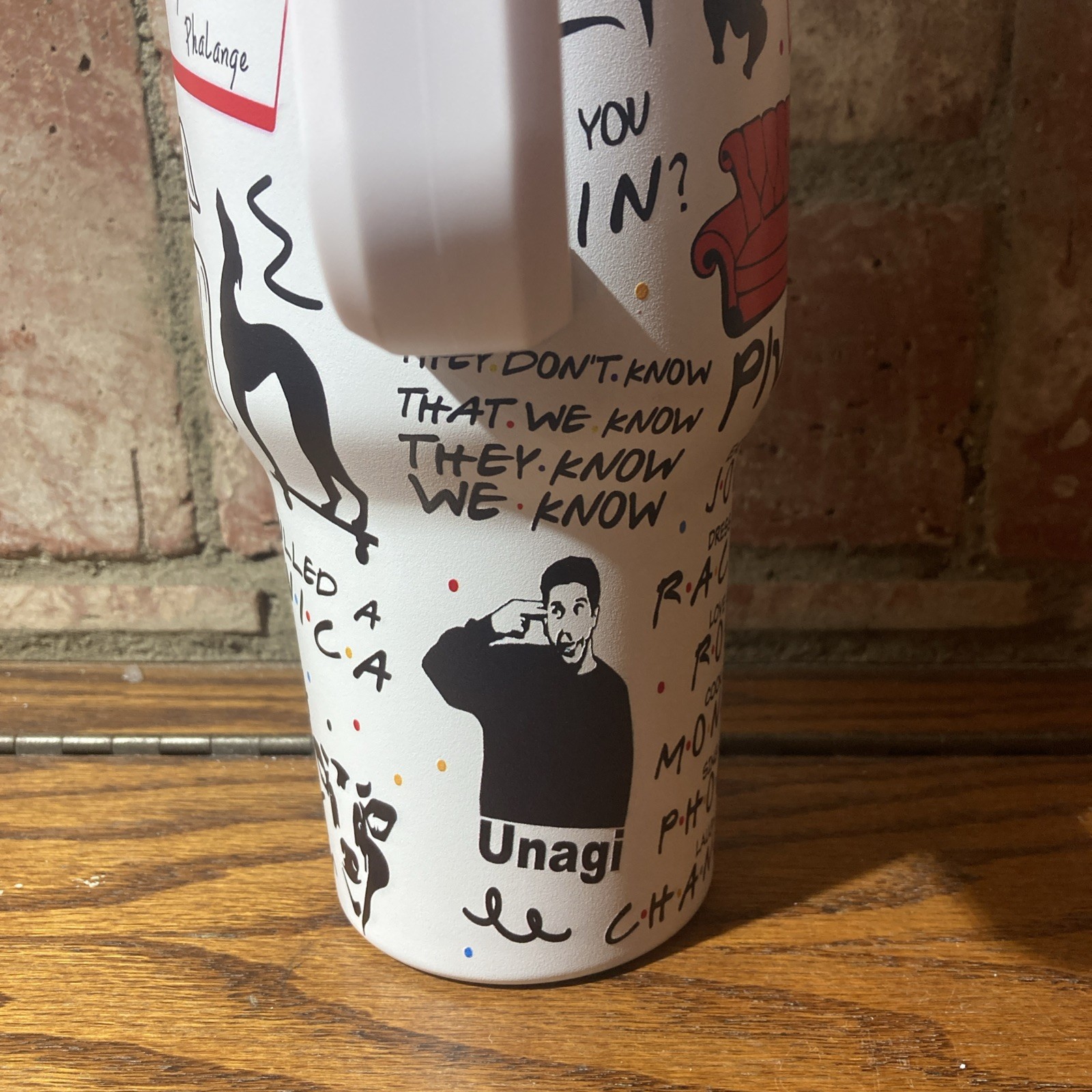 Tumbler Mug Bottle, Friends Theme