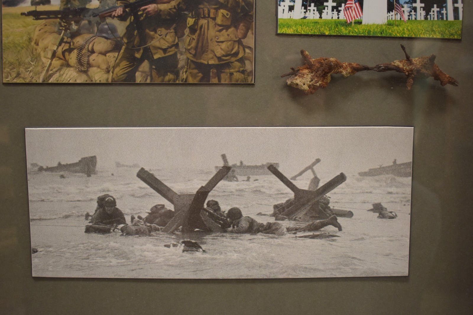 D-Day Normandy 70th anniversary framed collage