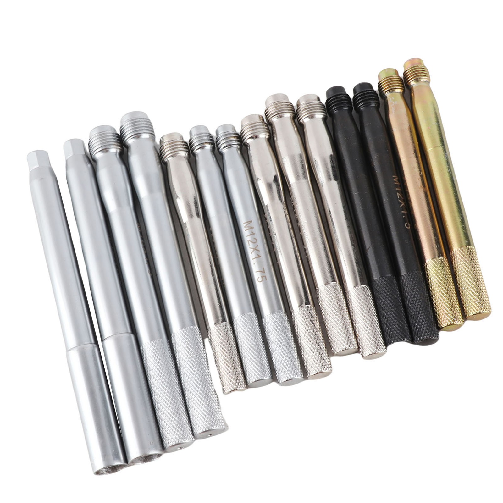 New 14 PCS Wheel Stud Alignment Pin Carbon Steel Wheel Alignment Balancing Guide