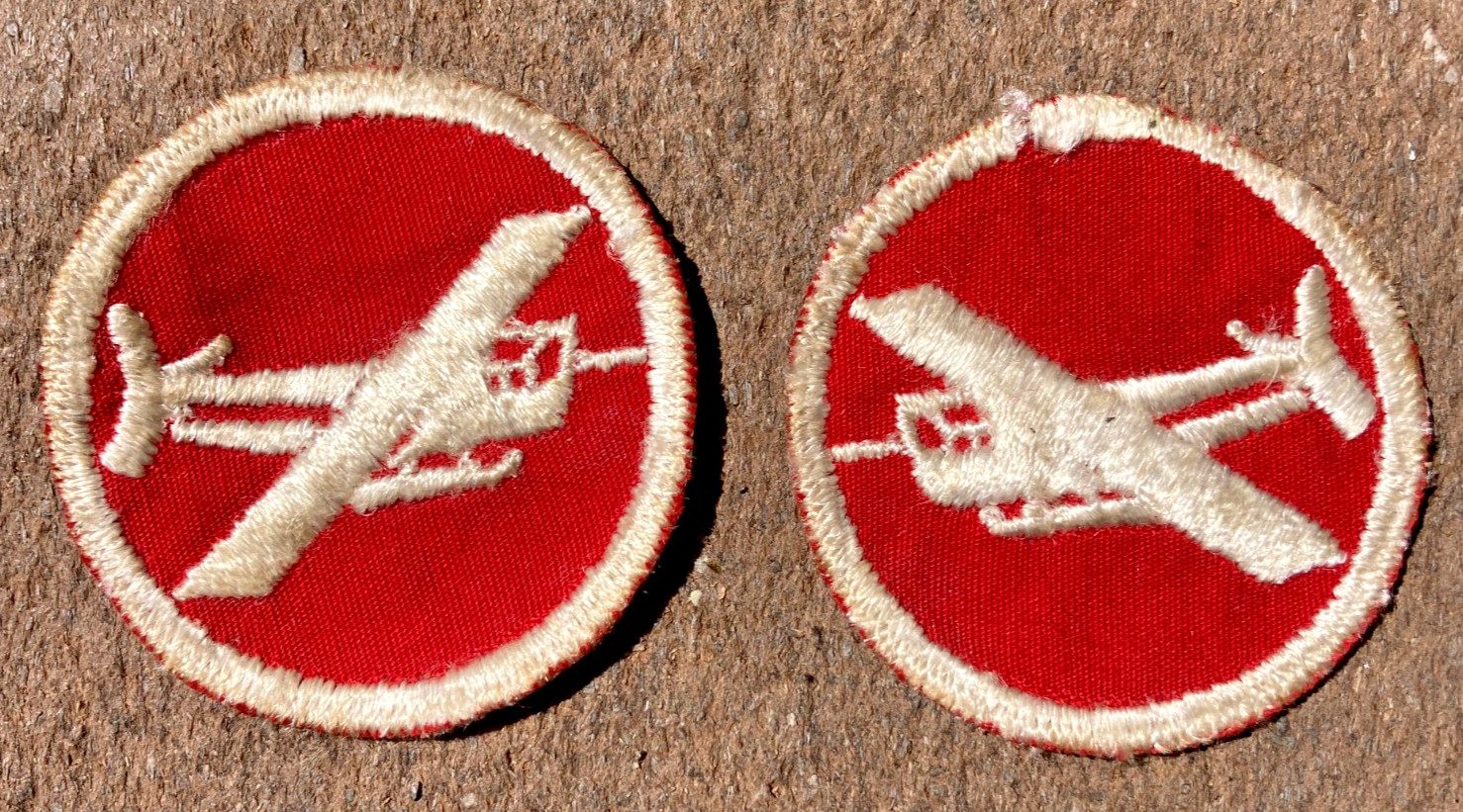WW2 US ARMY AIRBORNE PARATROOPER Enlisted Officer CAP PATCH Artillery