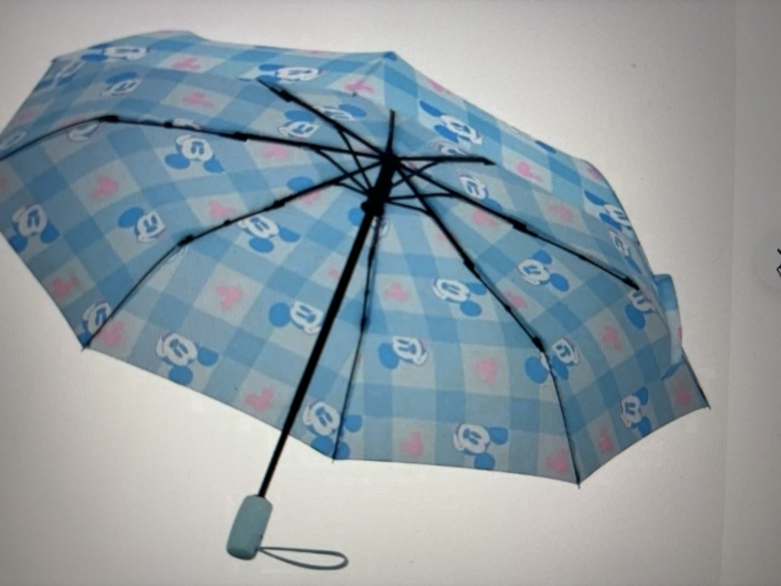 Disney Mickey Mouse Rain Umbrella Auto Open