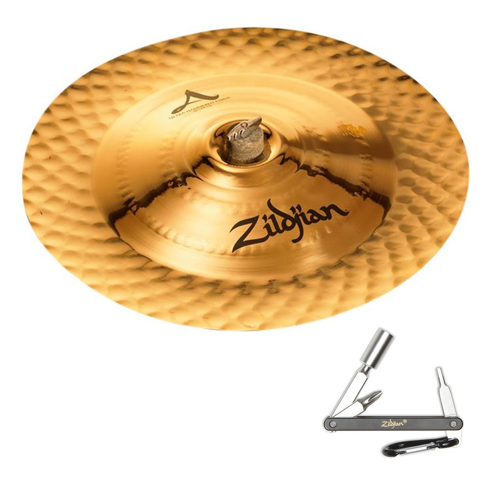 ZILDJIAN A0369 ULTRA HAMMERED ASERIES CHINA DRUMMER 19" INDIVIDUAL CYMBAL ZKEY