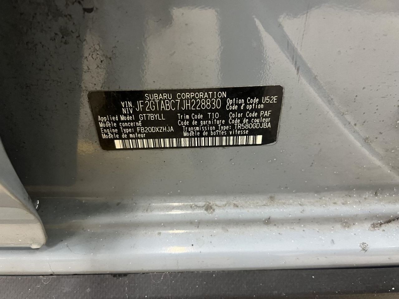 Engine ECM Electronic Control Module CVT Fits 18 XV CROSSTREK 222999
