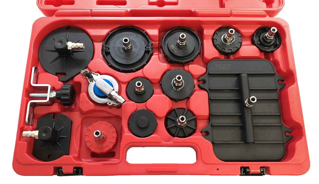 CTA 7300M Brake Bleeder Master Cylinder Adapter Kit, 13 Pieces
