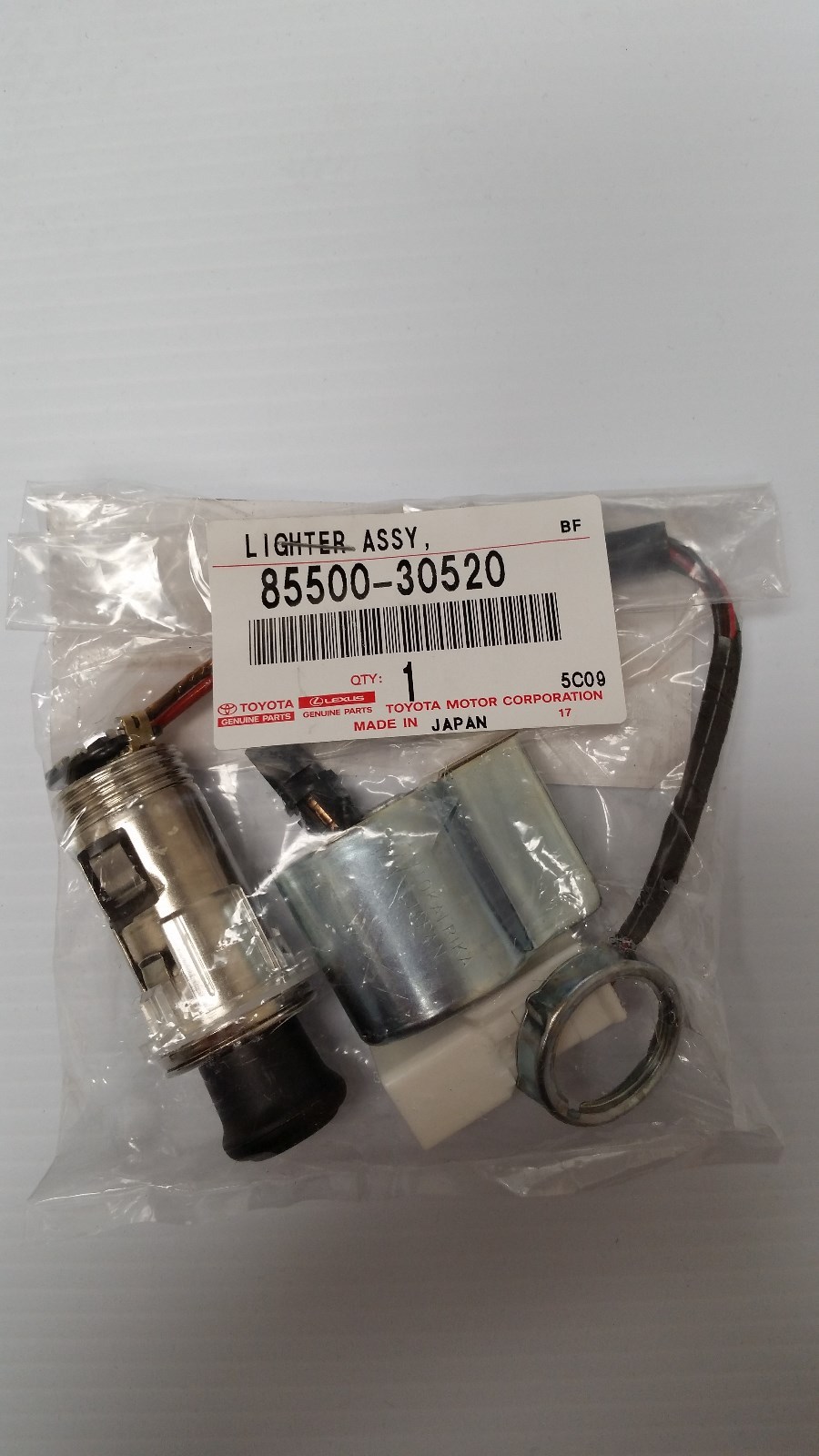 LEXUS OEM FACTORY CIGARETTE LIGHTER ASSY. 2008-2014 ISF