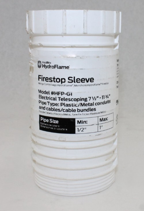 HoldRite HydroFlame HFP-G1 Firestop Sleeve