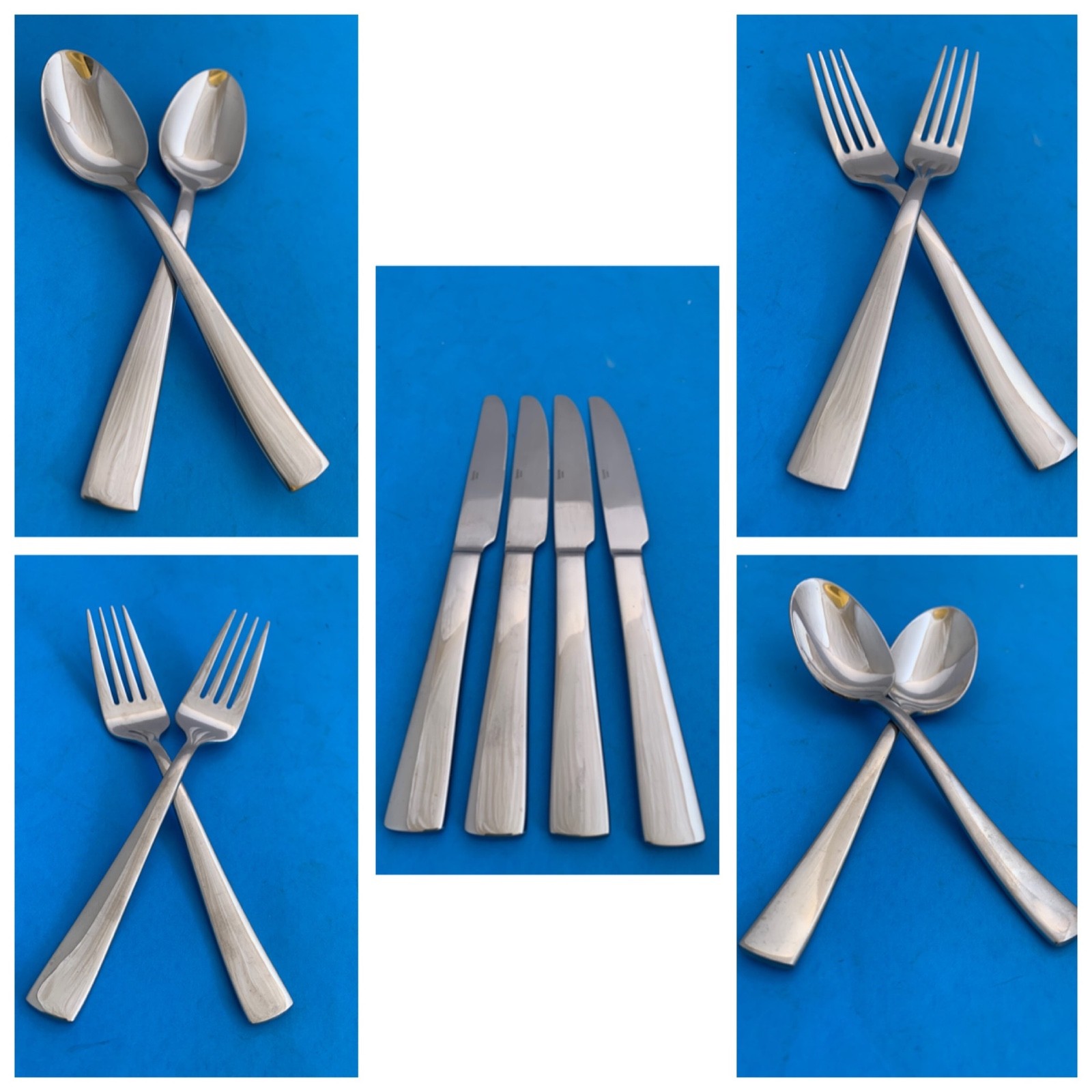 Nicole Miller SERENE Stainless 18/8 Vietnam Silverware CHOICE Flatware Excellent