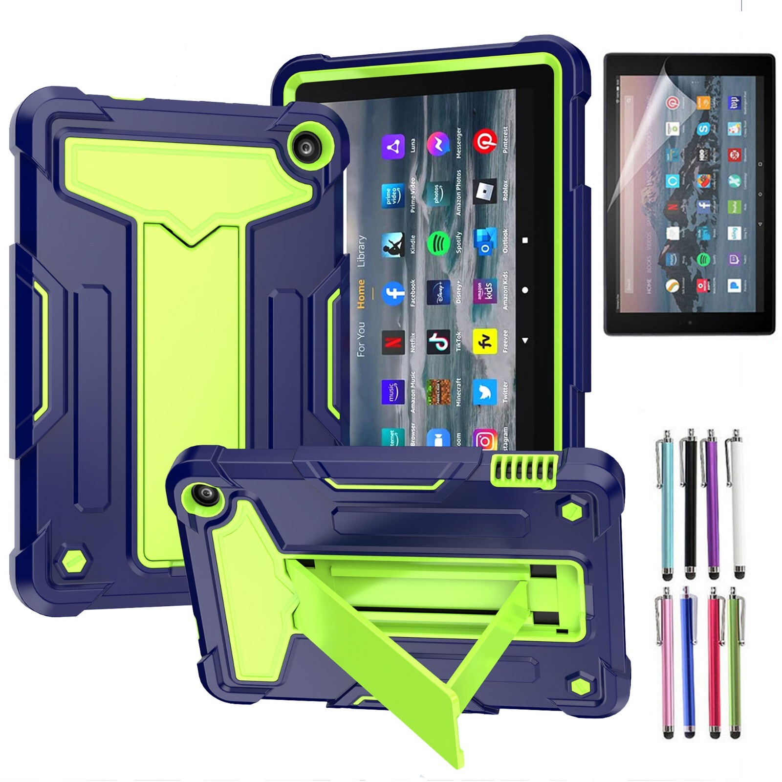 Amazon Fire HD 10 inch Tablet Case (13th Generation) Folding Stand Folio Cover