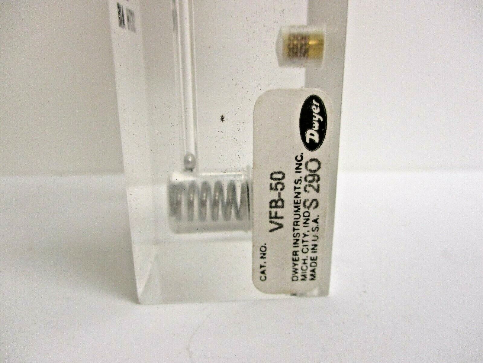 DWYER, VISI-FLOAT FLOWMETER, VFB-50