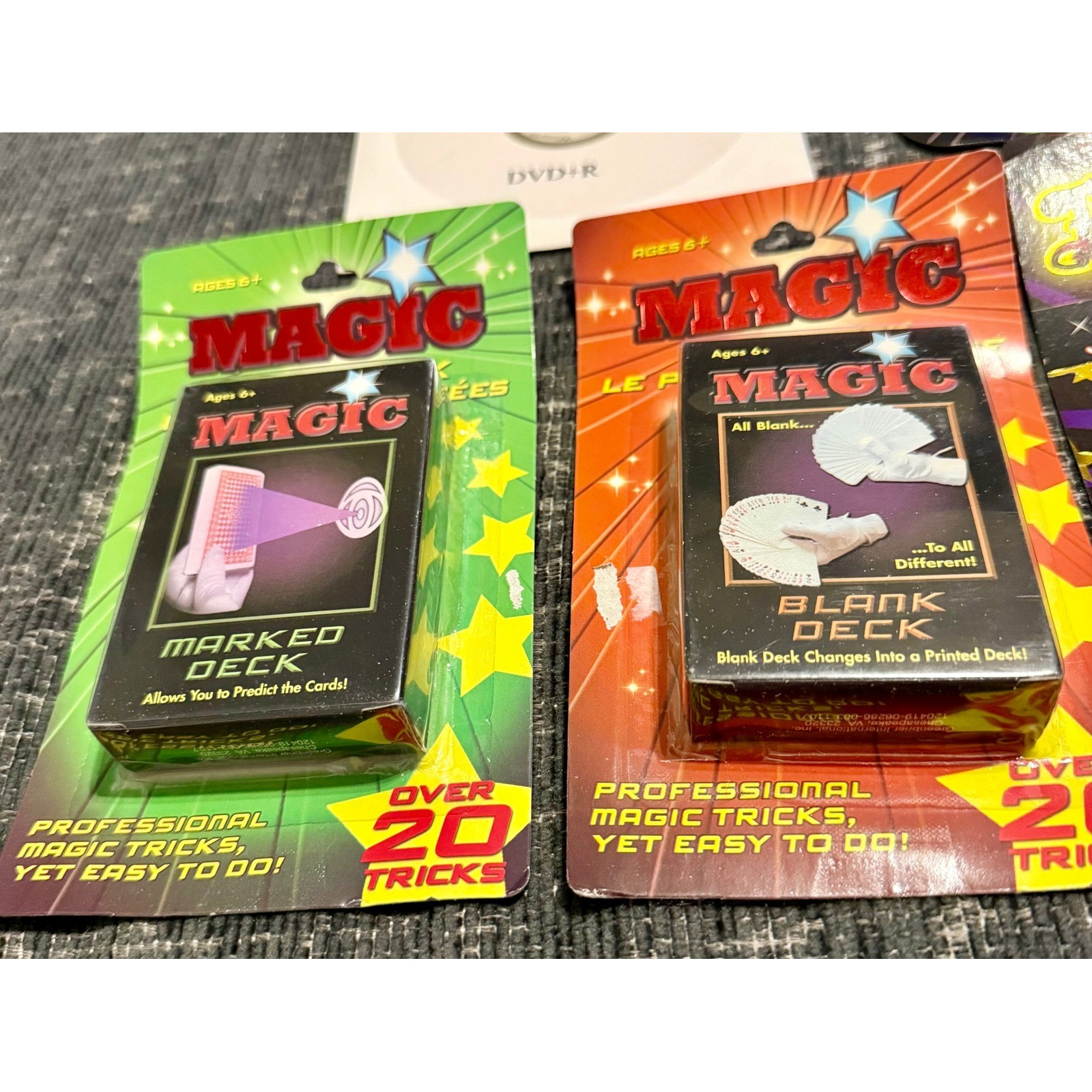 Fantasma Magic Trick Bundle Set Multicolor New Card Decks DVD