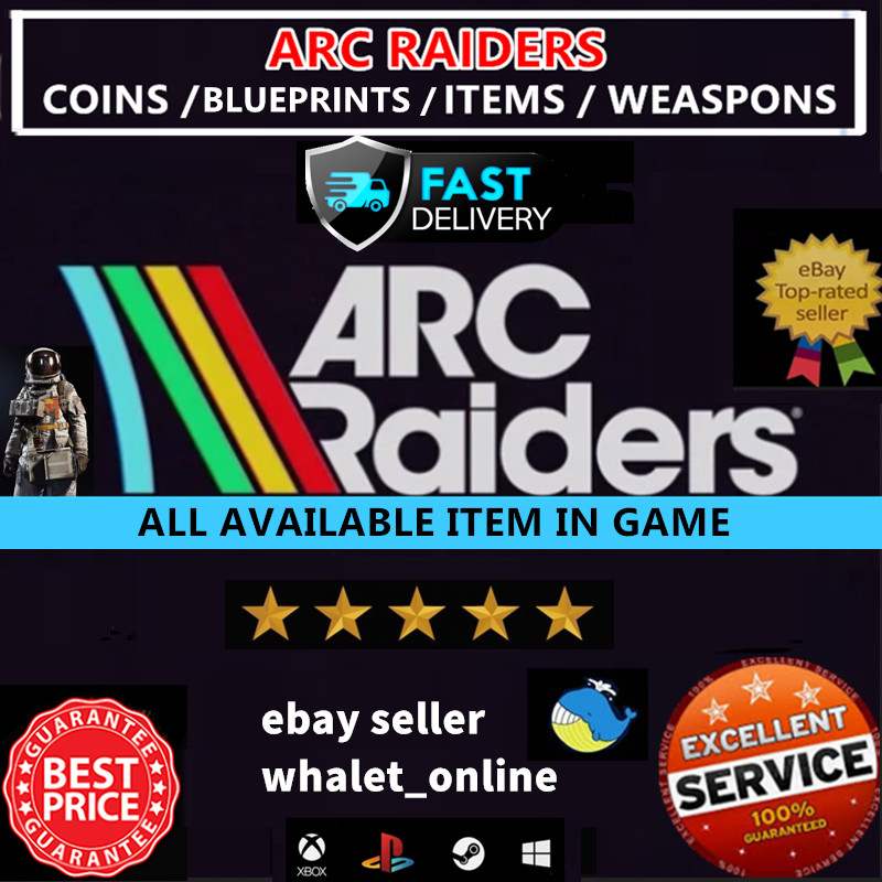 ARC Raiders Blueprints Coins Crafting Materials Weapons Keys FAST🚀Virtual Item