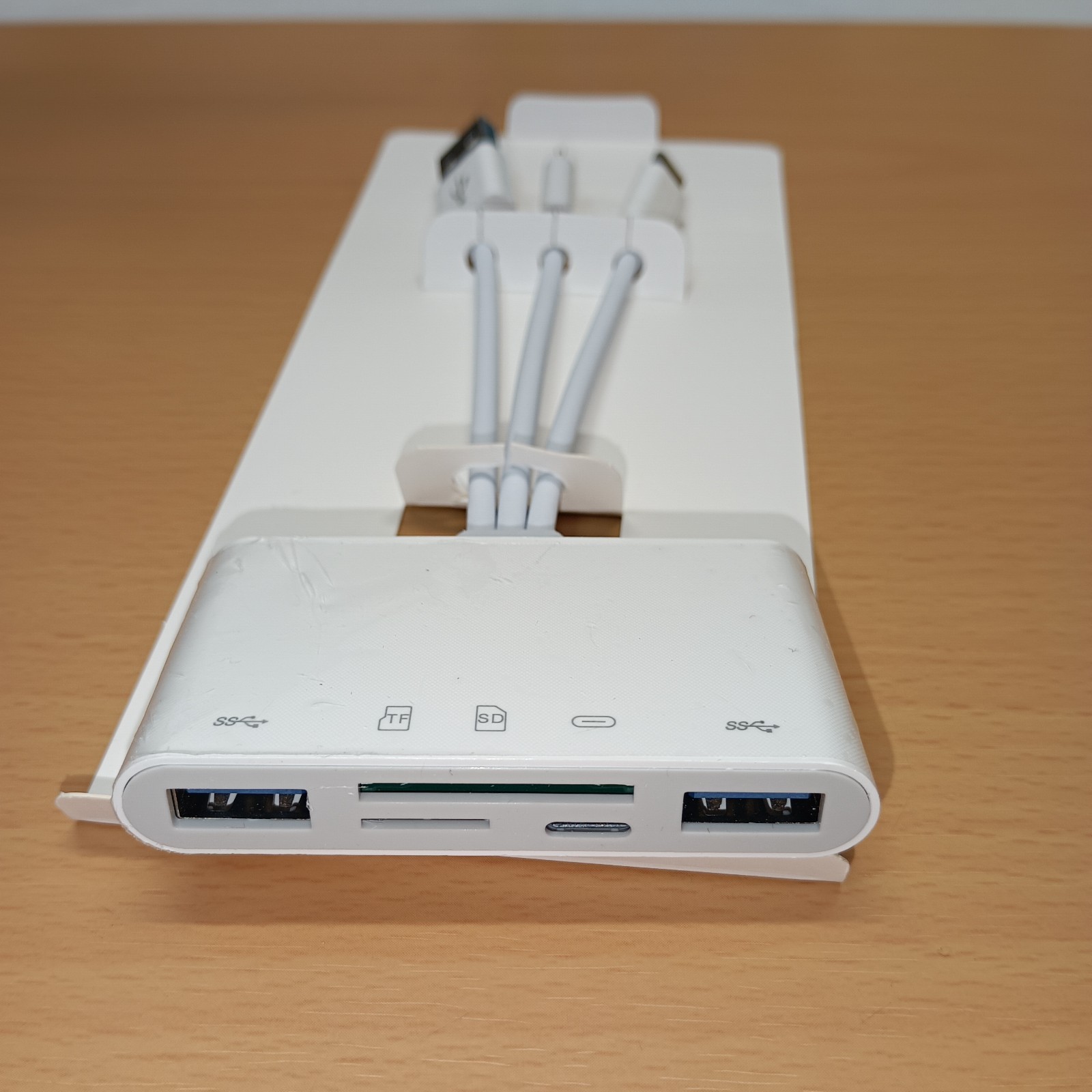 USB C Lightning SD TF Card Reader Adapter Hub For iPhone Android PC RXY062 NIB