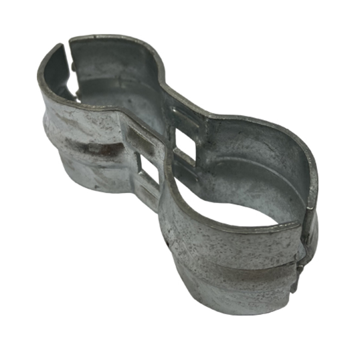 1-3/8" x 1-3/8" Saddle Clamp Kennel Clamp Chain Link Fence Hold 2 Panels HDG